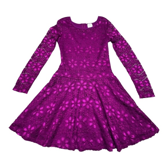 Ella Moss Other - Ella Moss Fuchsia Lace Top